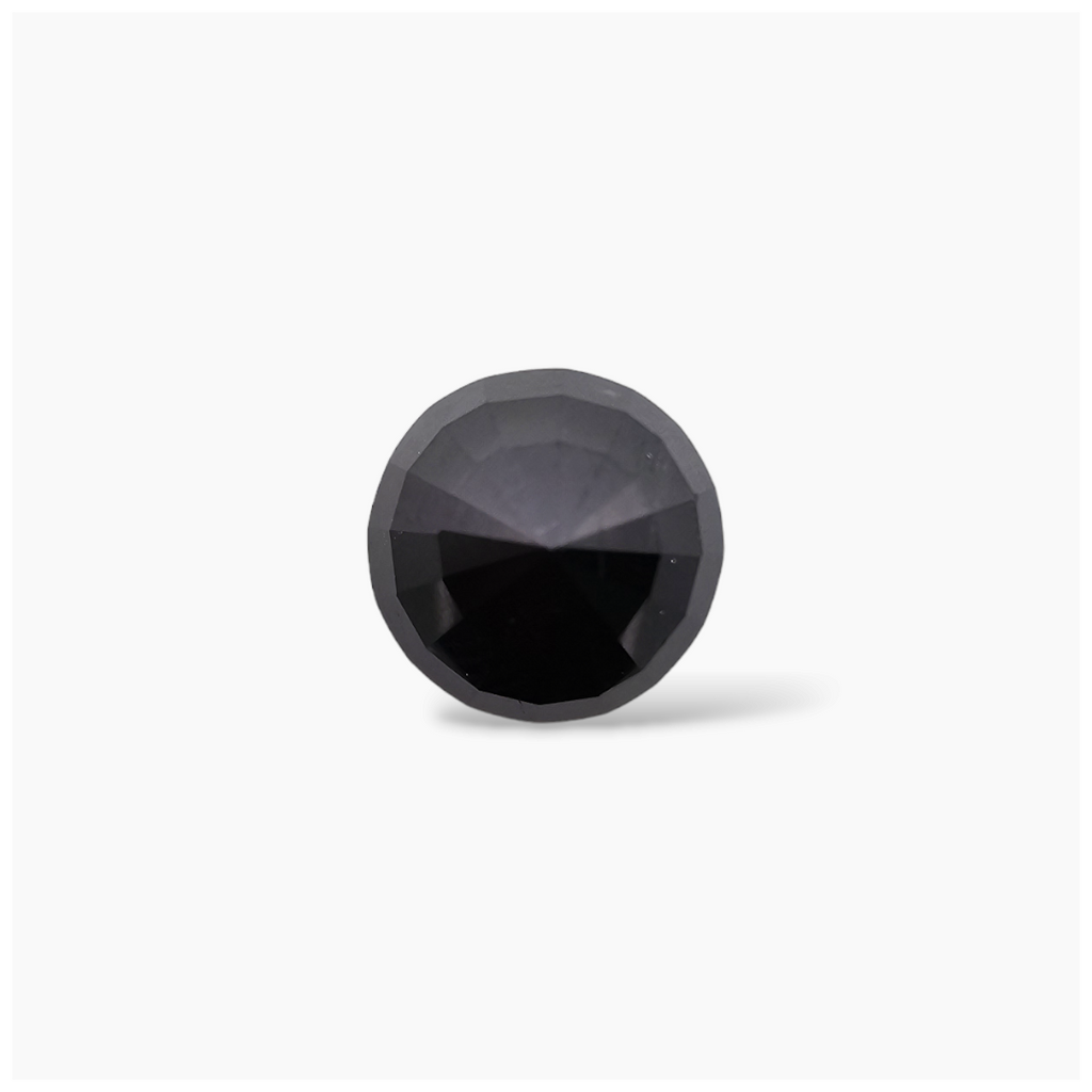 shop Natural Black Tourmaline Stone 2.84 Carats Round Cut (8 mm)
