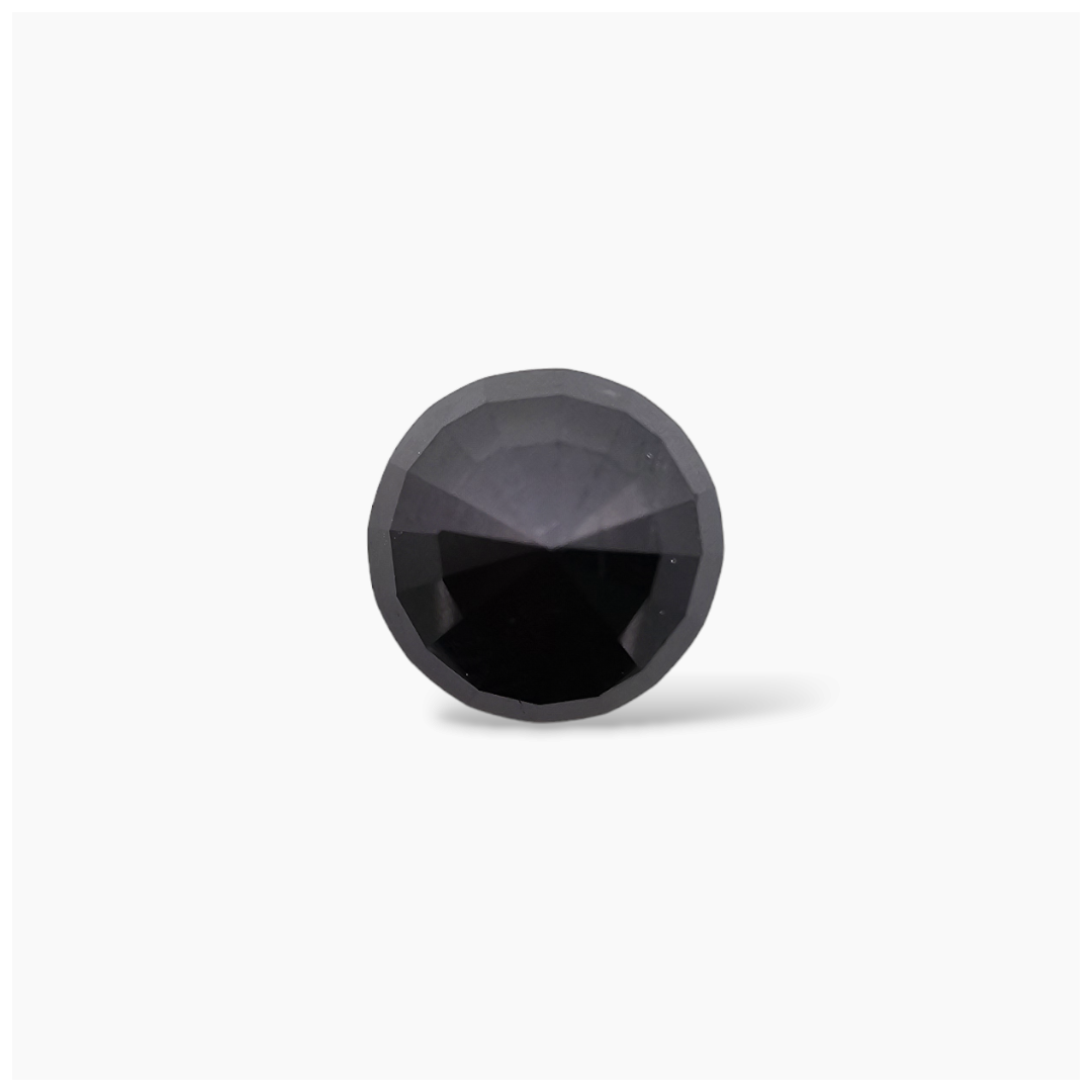 shop Natural Black Tourmaline Stone 2.84 Carats Round Cut (8 mm)