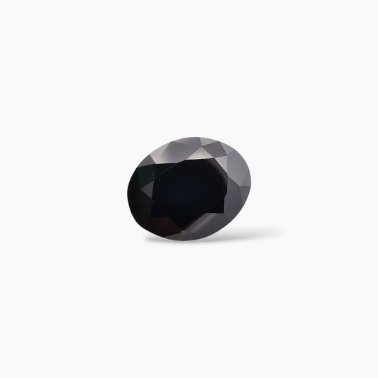 loose Natural Black Tourmaline Stone 3.06 Carats Oval Cut (10x8mm)