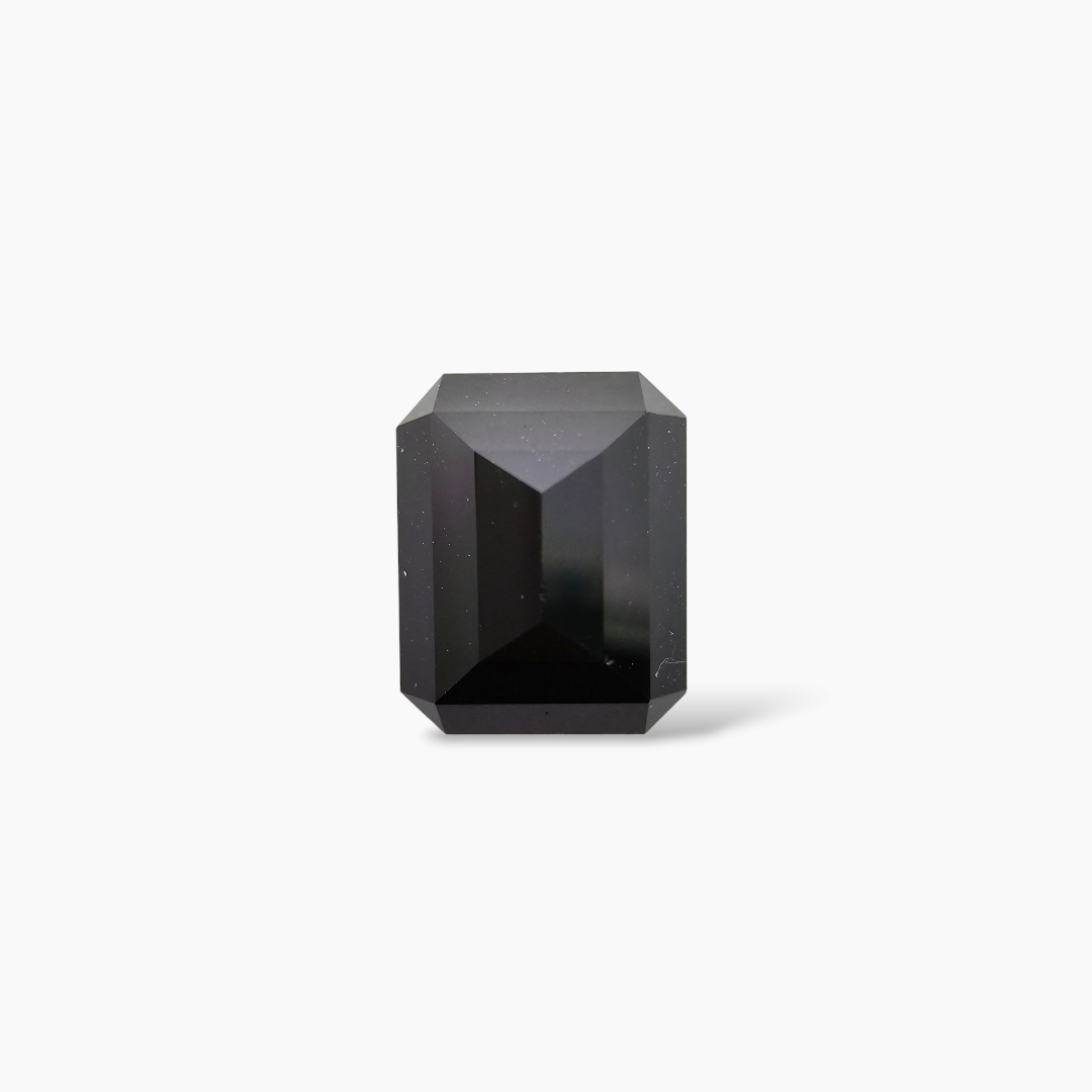 online Natural Black Tourmaline Stone 3.85 Carats Emerald Cut (10x8 mm)