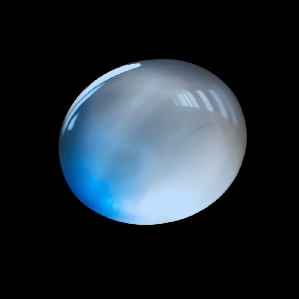 Natural Blue Moonstone Gemstone - 4 Carats