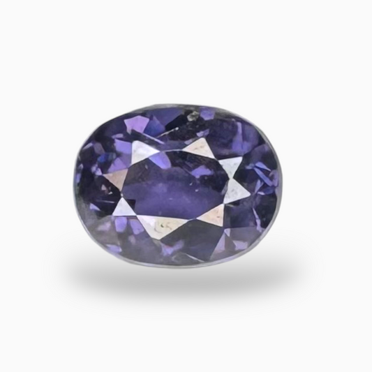 Natural Blue Purple Stone 0.76 Carats Oval Cut (6x5mm)