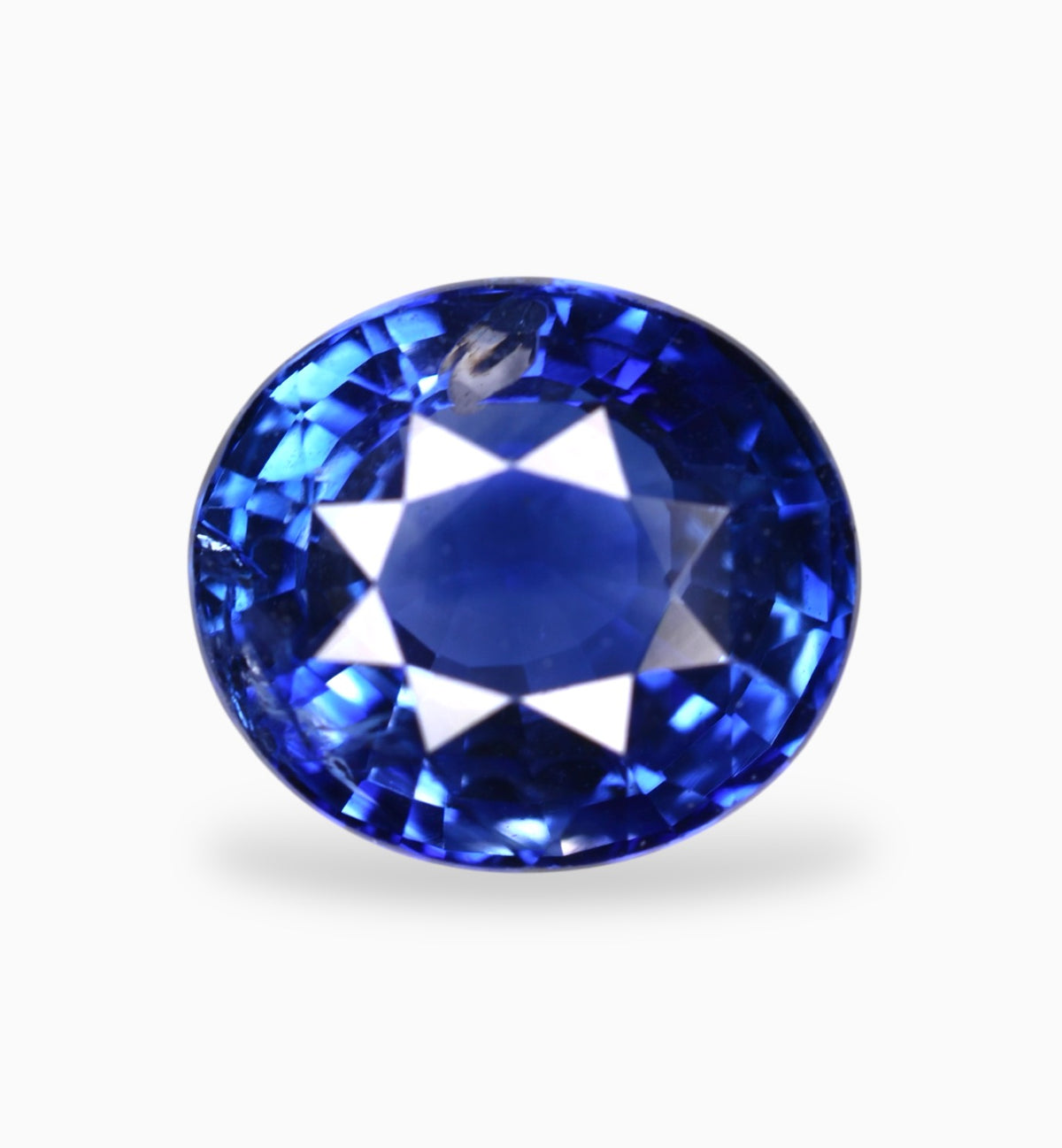 Natural Blue Sapphire Precious Stone 2.49 Carats 8.2x7.2mm