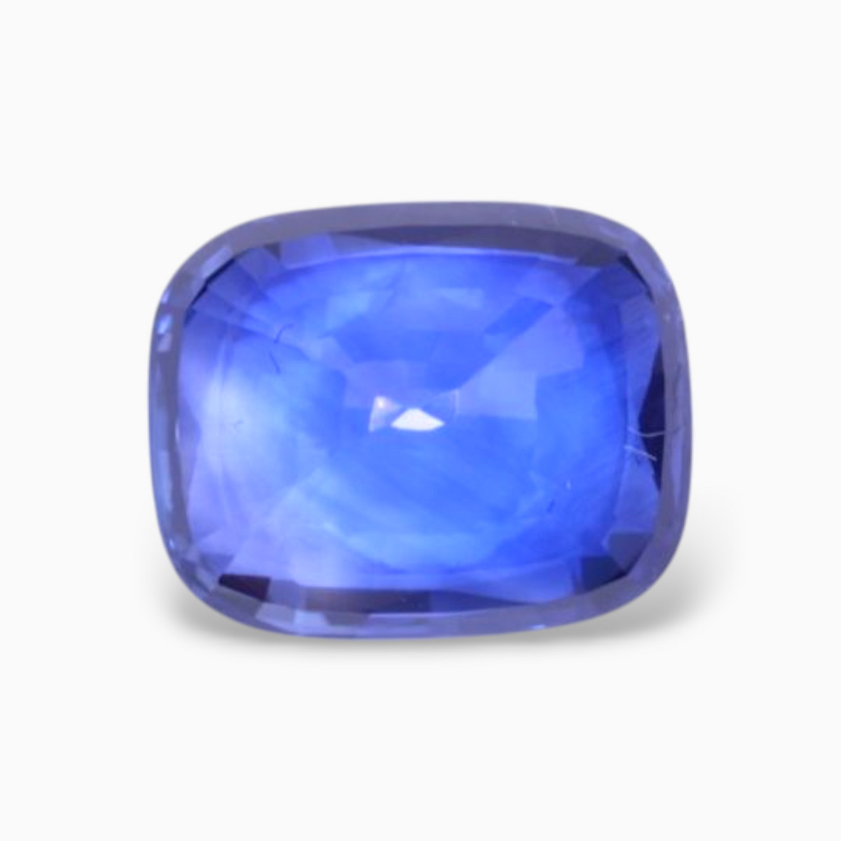 Natural Blue Sapphire 3.62 Carats Cushion Shape 9.38x7.51×4.77mm Size Certified By IDL