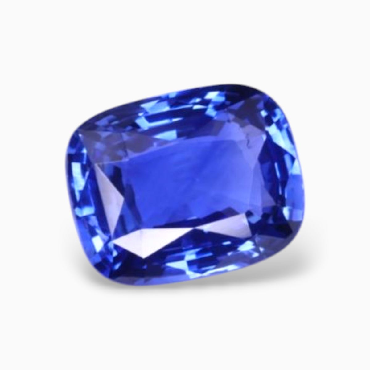 Natural Blue Sapphire 3.62 Carats Cushion Shape 9.38x7.51×4.77mm Size Certified By IDL