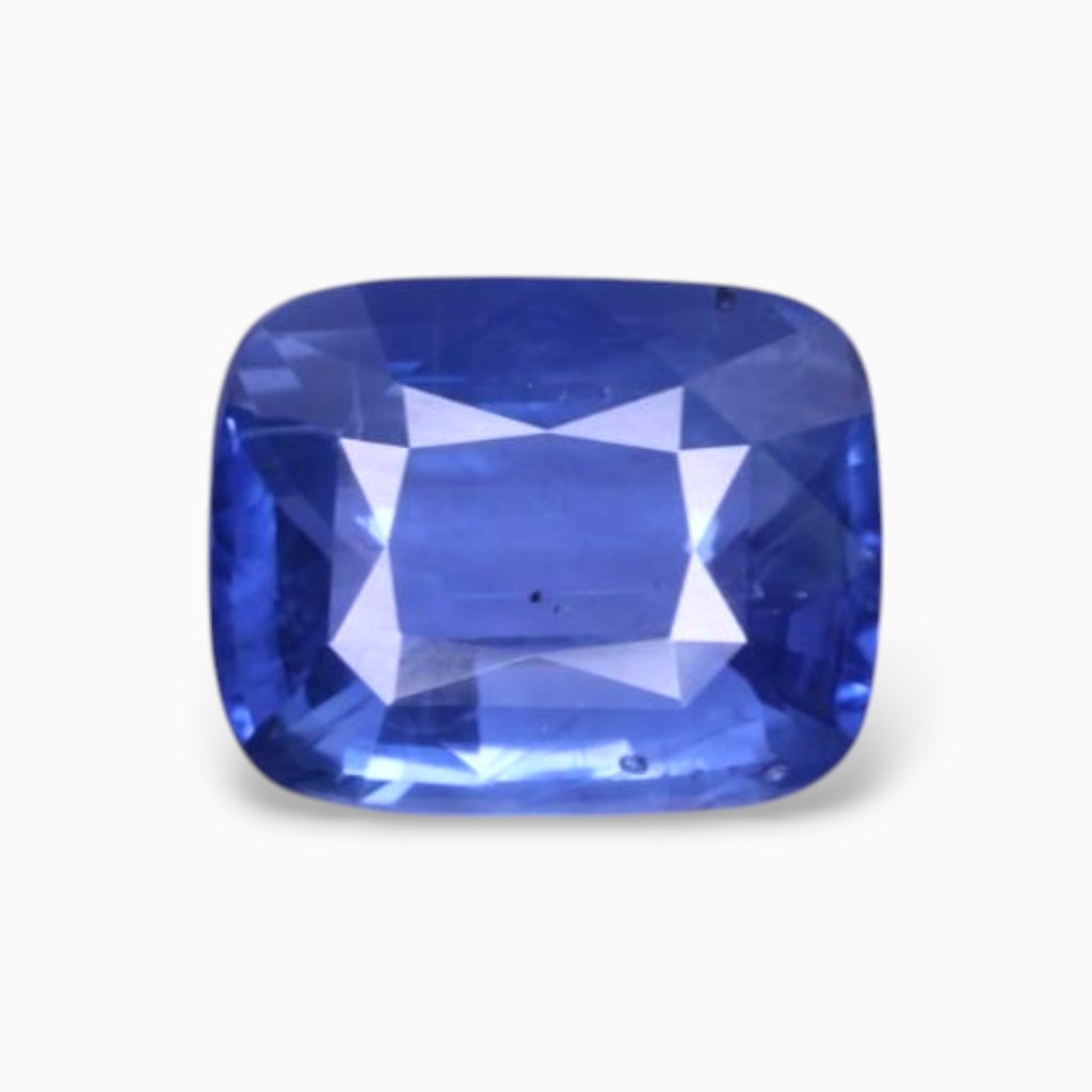 Natural Blue Sapphire 4.04 Carats Cushion Shape 10.13x8.06x4.83mm Size Certified By IDL
