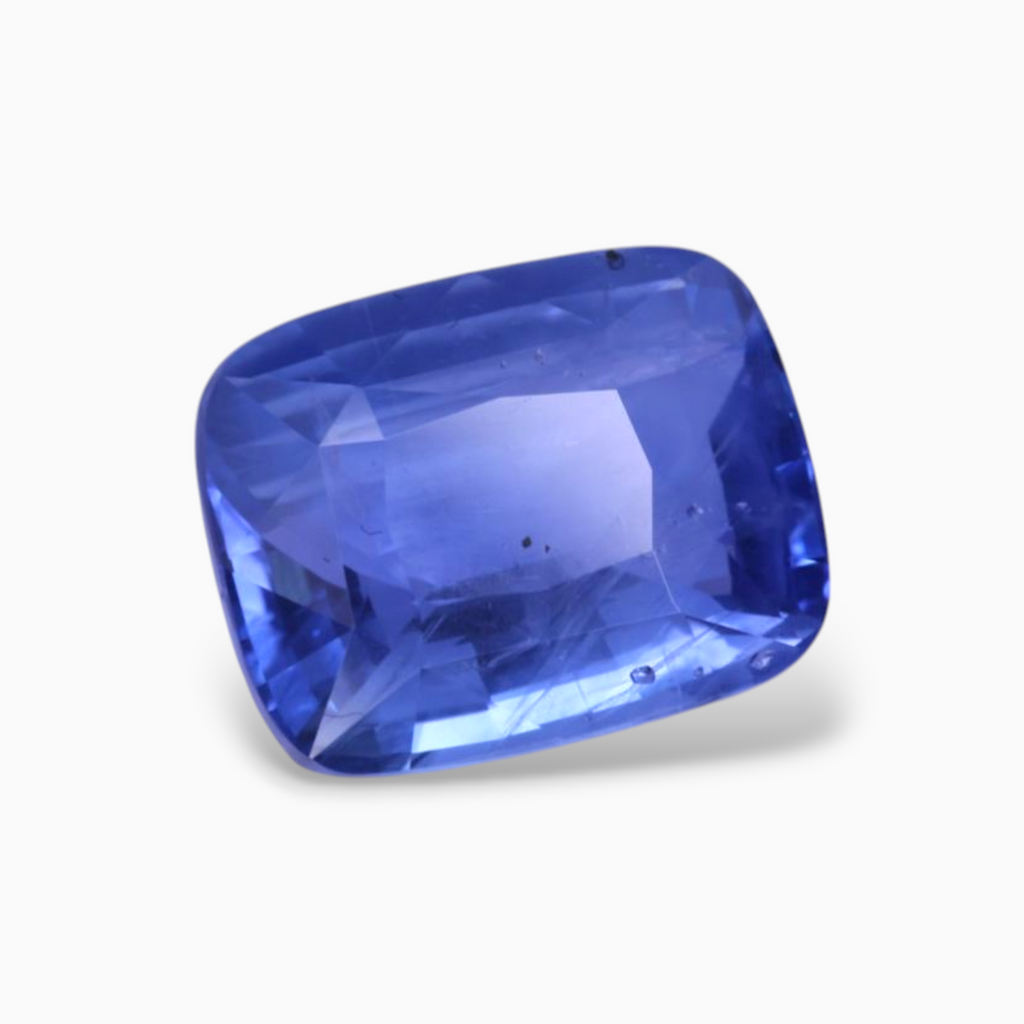 Natural Blue Sapphire 4.04 Carats Cushion Shape 10.13x8.06x4.83mm Size Certified By IDL