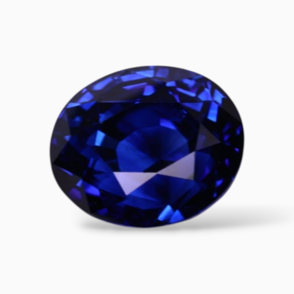 Natural Blue Sapphire 4.10 Carats in Oval Shape & 8.80x7.36x6.89mm Size from Sri lanka