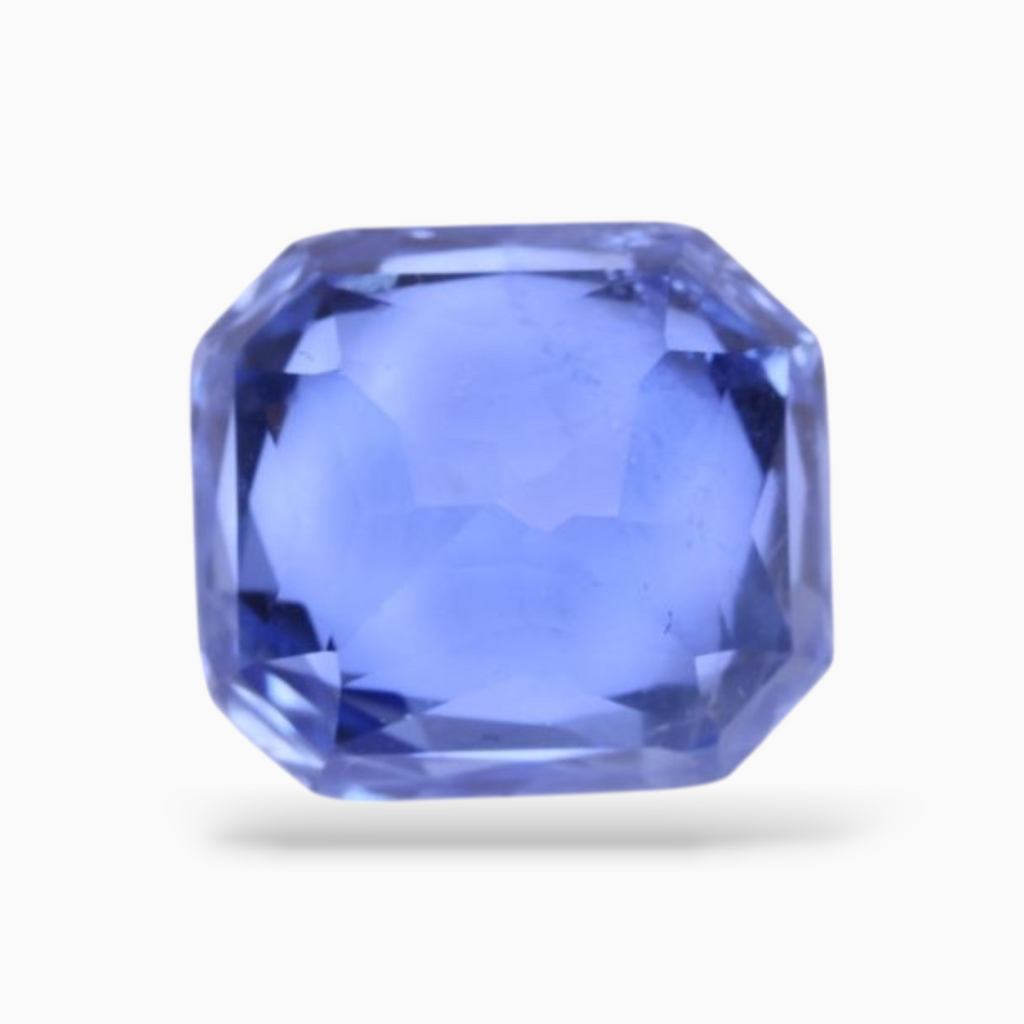 Natural Blue Sapphire 4.14 Carats Octagon Shape8.73 x 7.87 x 5.88 mm Size Certified By IDL