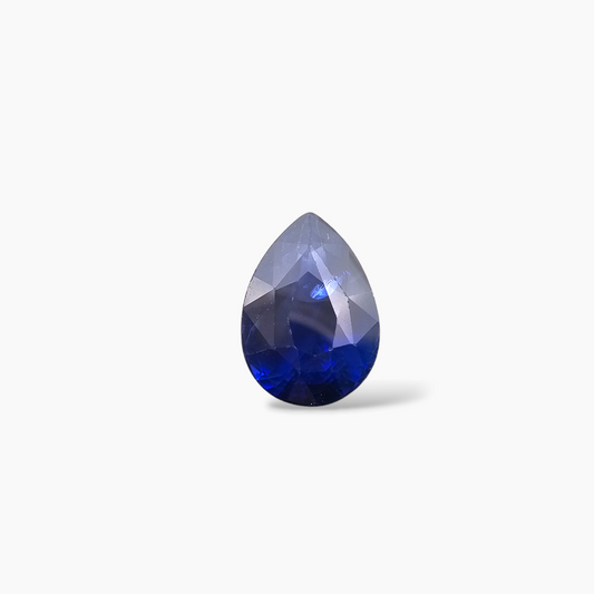 Natural Blue Sapphire Gemstone 2.02 Carats Pear Cut Shape