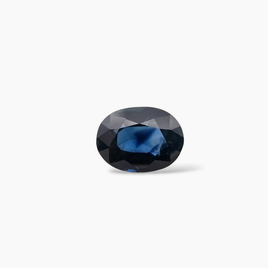 Natural Blue Sapphire Gemstone 2.10 Carats Oval Cut Shape