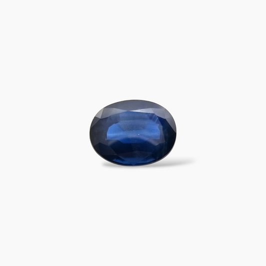 Natural Blue Sapphire Gemstone 2.4 Carats Oval Cut Shape