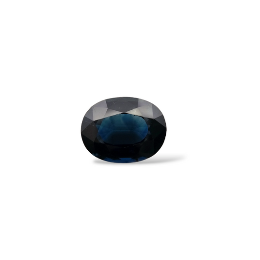 Natural Blue Sapphire Gemstone 3.65 Carats Oval Shape 10.3x8 mm