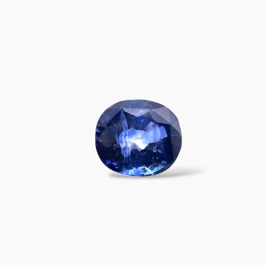 Natural Blue Sapphire Gemstone 3.67 Carats Cushion Cut Shape