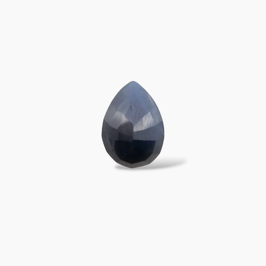 Natural Blue Sapphire Gemstone 7.12 Carats Pear Cut Shape