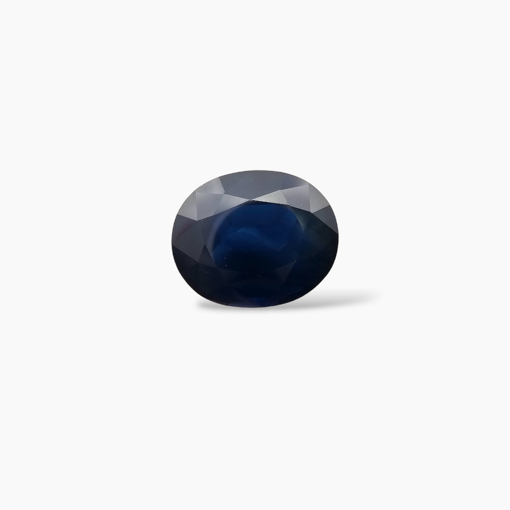 Natural Blue Sapphire Gemstone 7.23 Carats Oval Cut Shape
