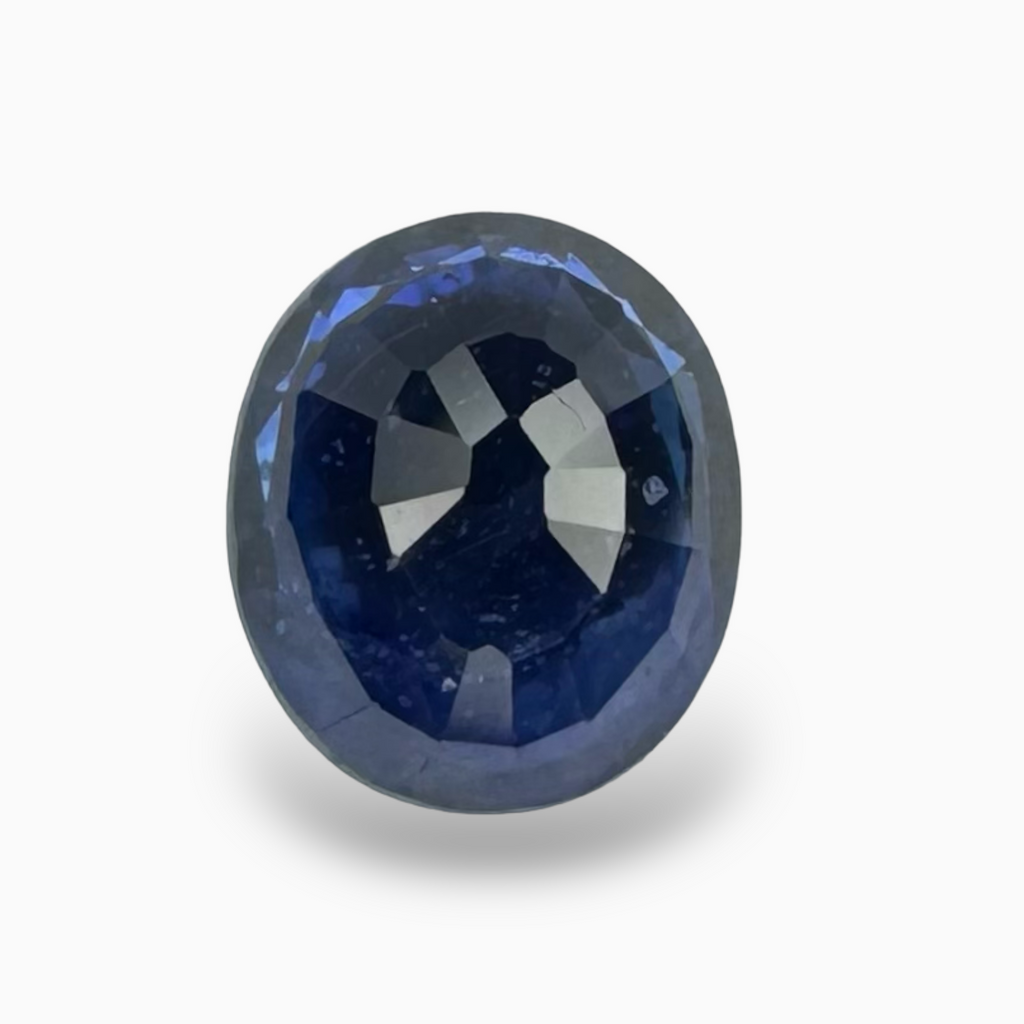 Natural Blue Sapphire Stone 1.43 Carats in Oval Shape