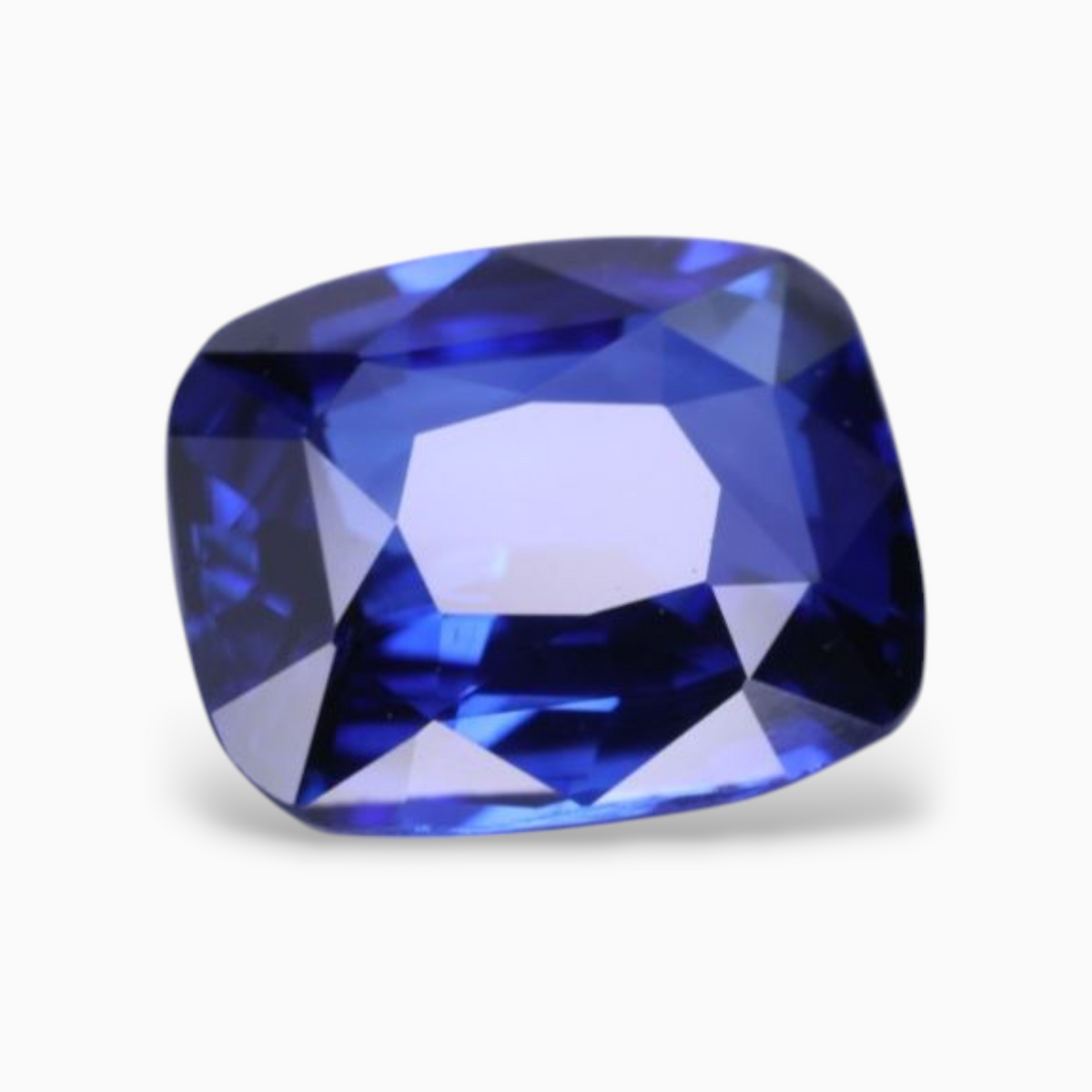 Natural Blue Sapphire Stone 1.54 Carats Cushion Shape 7.64x6.12x3.32mm Size