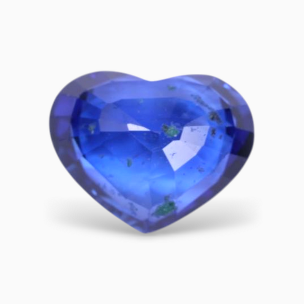 Natural Blue Sapphire Stone 1.61 Carats Heart Shape 7.85x6.17x3.61mm Size