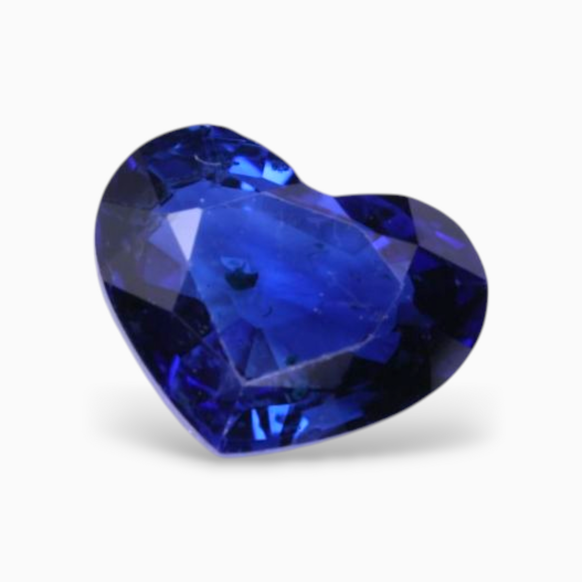 Natural Blue Sapphire Stone 1.61 Carats Heart Shape 7.85x6.17x3.61mm Size