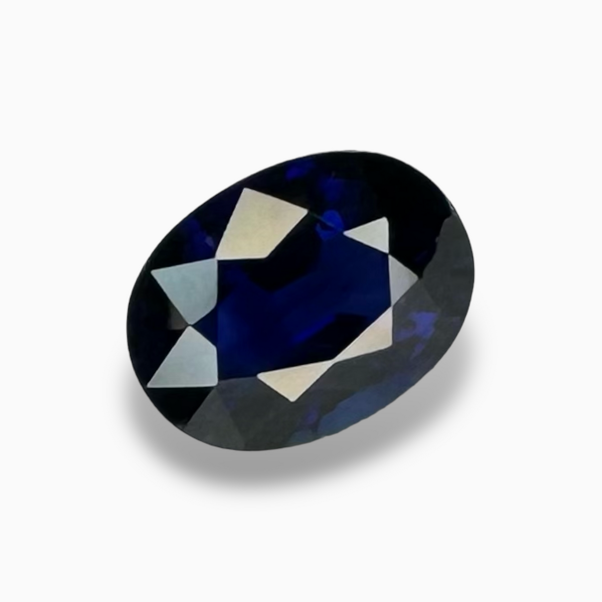 Natural Blue Sapphire Stone 1.75 ct Oval 7.98 x 5.99 x 3.98 mm