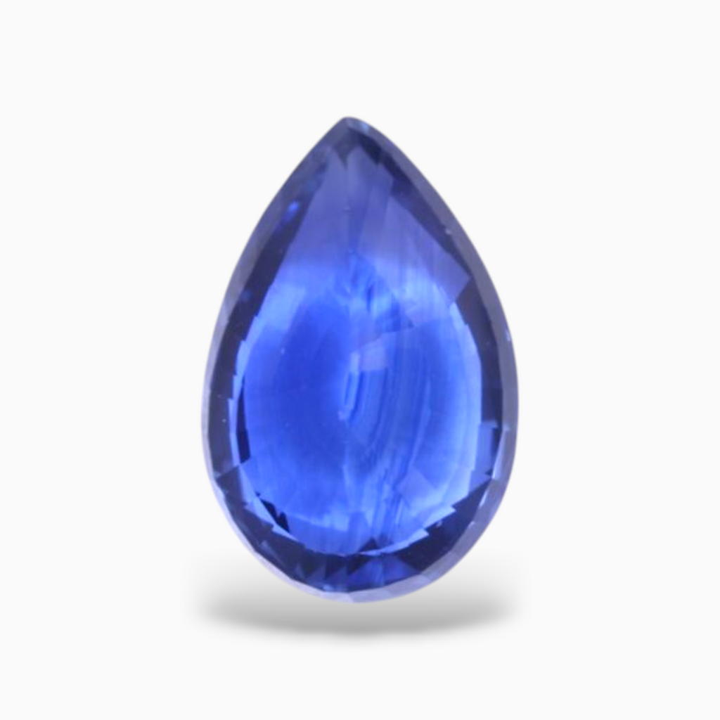 Natural Blue Sapphire Stone 2.02 Carats Pear Shape 9.08x5.92x4.51 mm Size