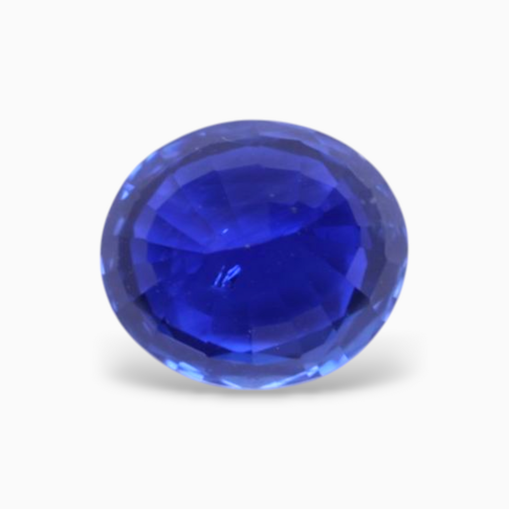 Natural Blue Sapphire Stone 2.11 Carats Oval Shape 7.85x6.85x4.57mm Size Certified By IDL