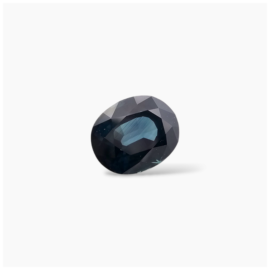 loose Natural Blue Sapphire Stone 2.22 Carats Oval Shape 8.2x6.8 mm