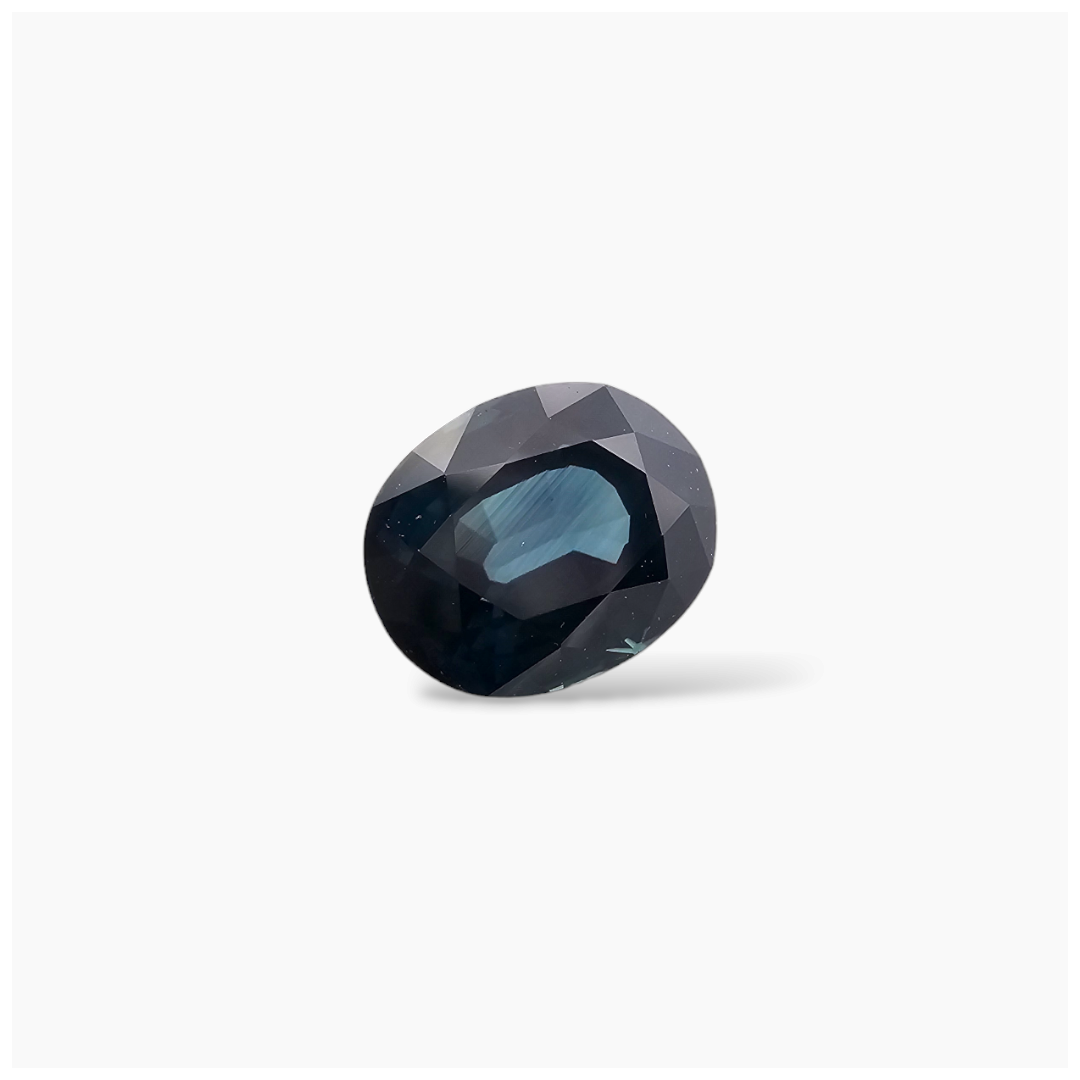 loose Natural Blue Sapphire Stone 2.22 Carats Oval Shape 8.2x6.8 mm