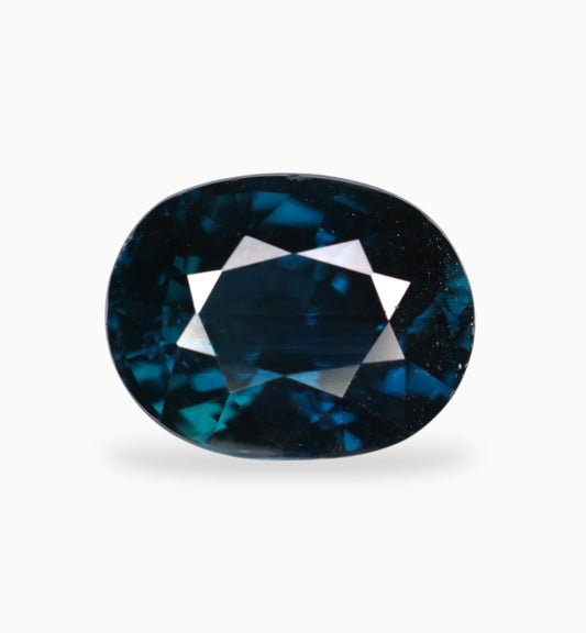 Natural Blue Sapphire Stone 2.45 Carats 8.5x6.7mm