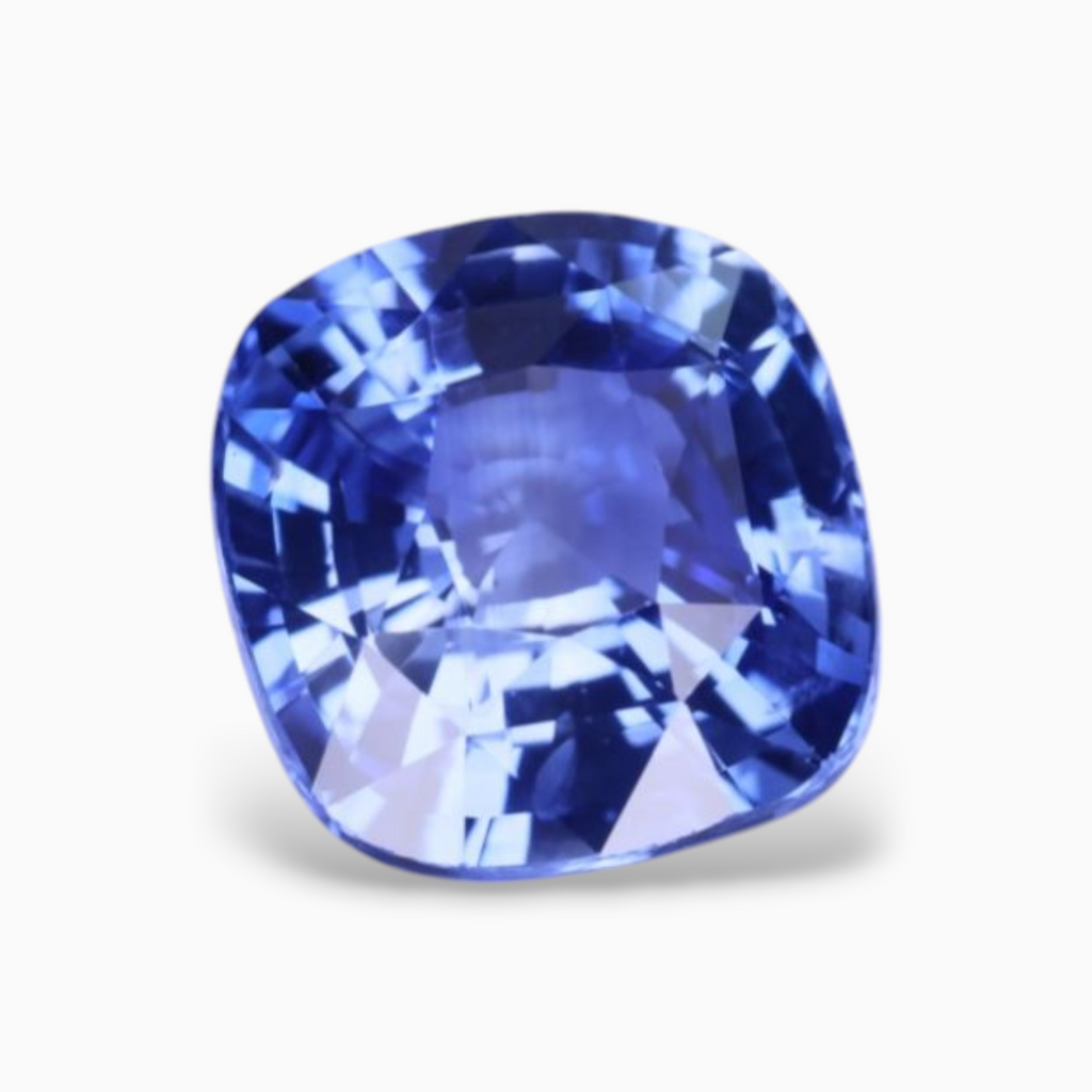 Natural Blue Sapphire Stone 2.59 Carats Cushion Shape 8.01x7.56x4.55mm Size