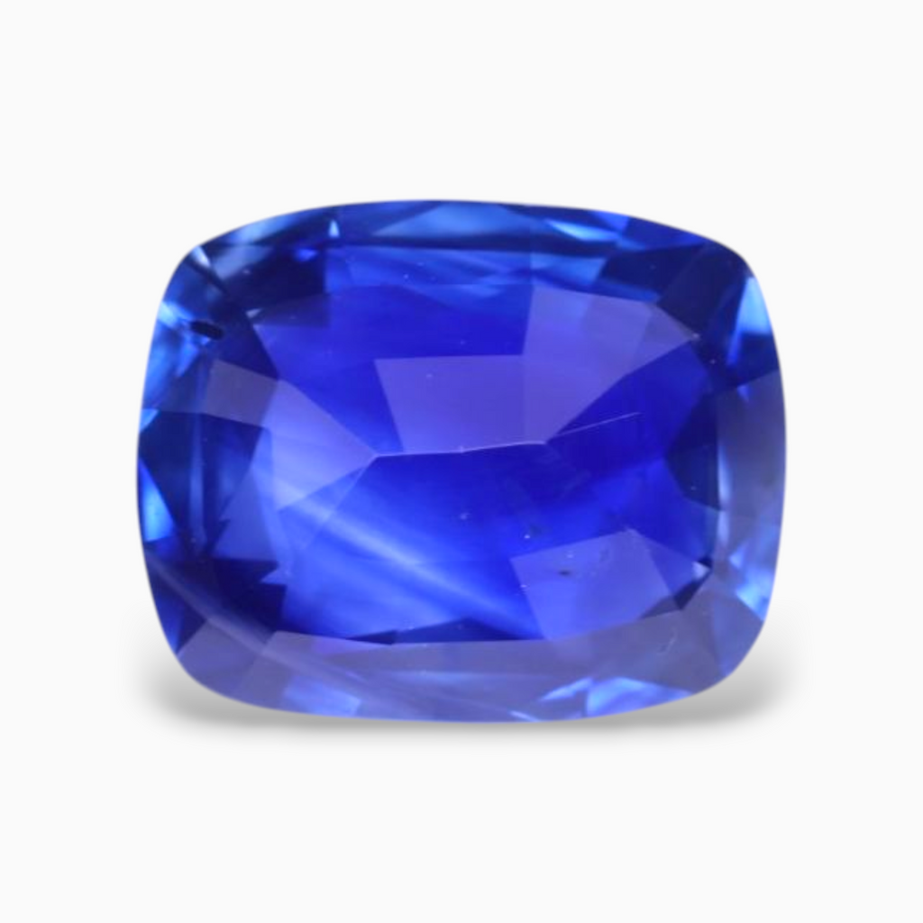 Natural Blue Sapphire Stone 2.59 Carats Cushion Shape 8.95x7.21x4mm Size