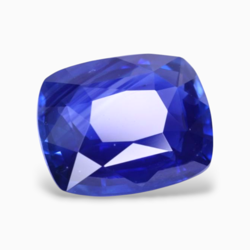 Natural Blue Sapphire Stone 2.59 Carats Cushion Shape 8.95x7.21x4mm Size
