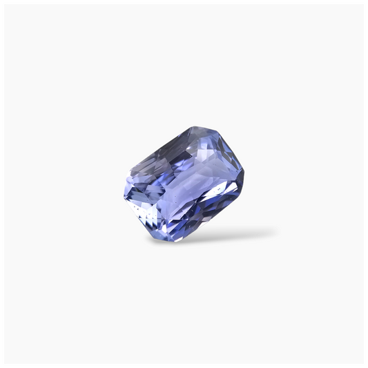loose Natural Blue Sapphire Stone 3.01 Carats Emerald Cut Shape 9x6.7 mm