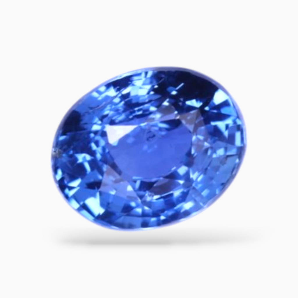 Natural Blue Sapphire Stone 3.05 Carats Oval Shape 9.12×7.31x5.31mm Size