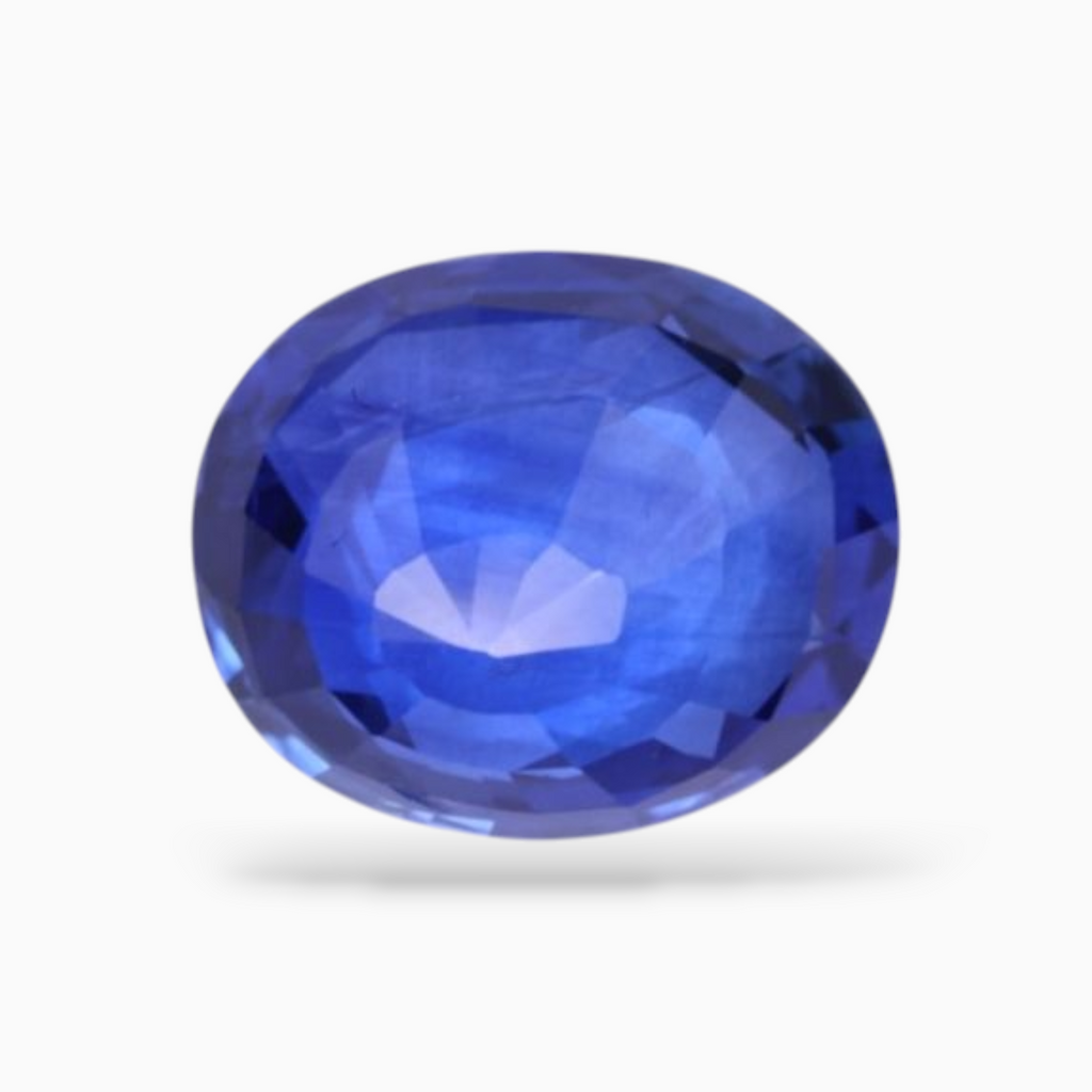 Natural Blue Sapphire Stone 3.08 Carats Oval Shape 9.64x8.06x4.18mm Size