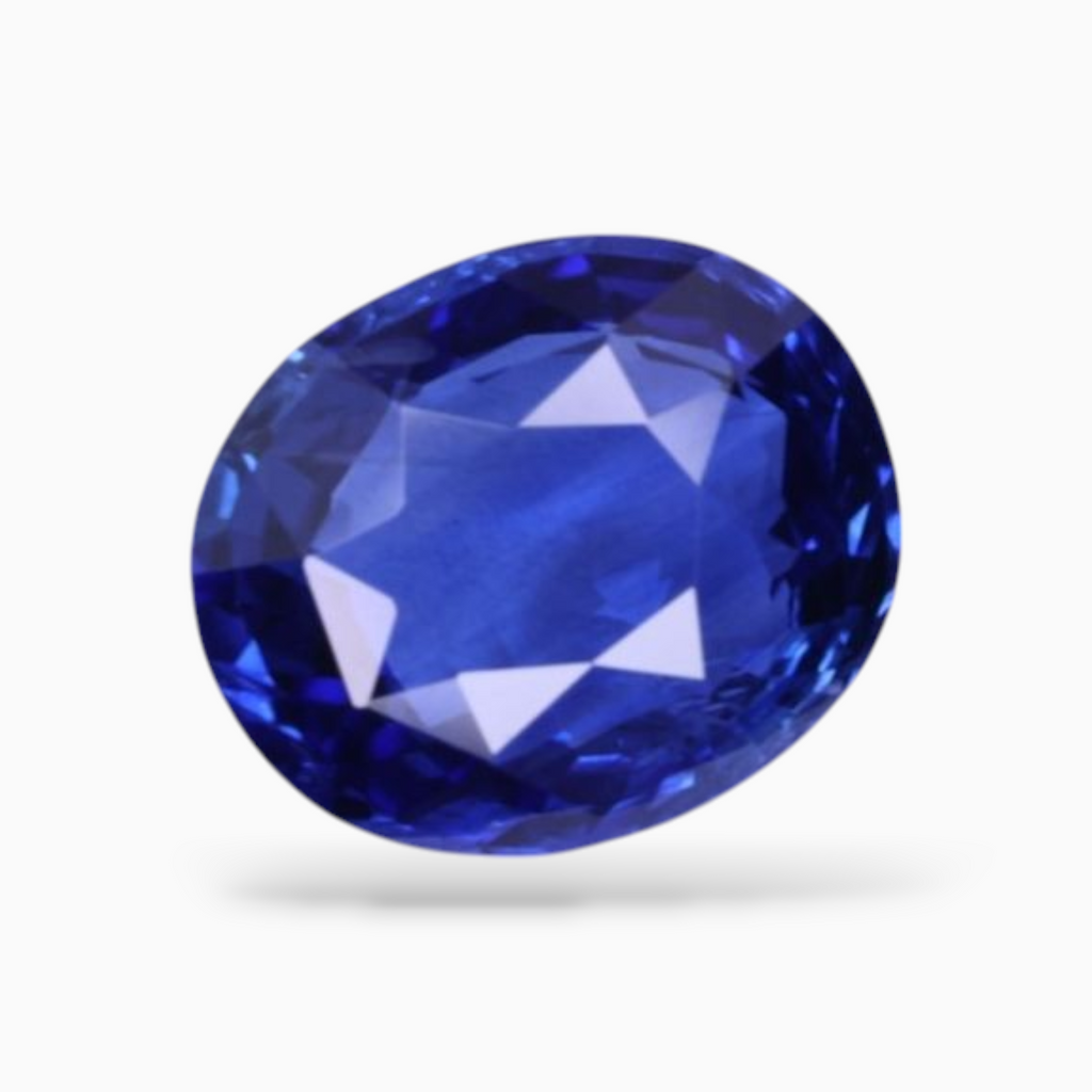 Natural Blue Sapphire Stone 3.08 Carats Oval Shape 9.64x8.06x4.18mm Size