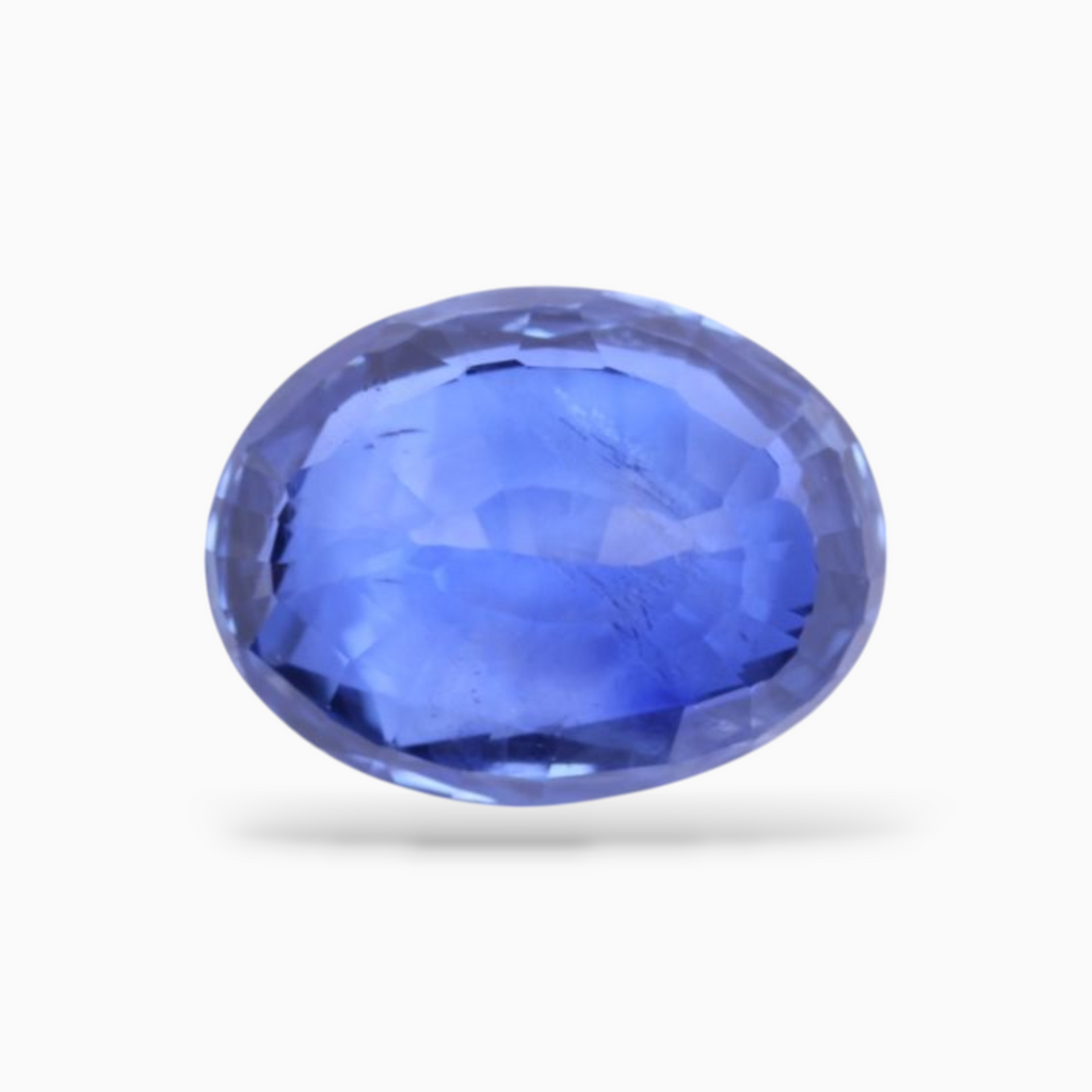 Natural Blue Sapphire Stone 3.09 Carats Oval Shape 9.36×7.18x5.10mm Size Certified By IDL