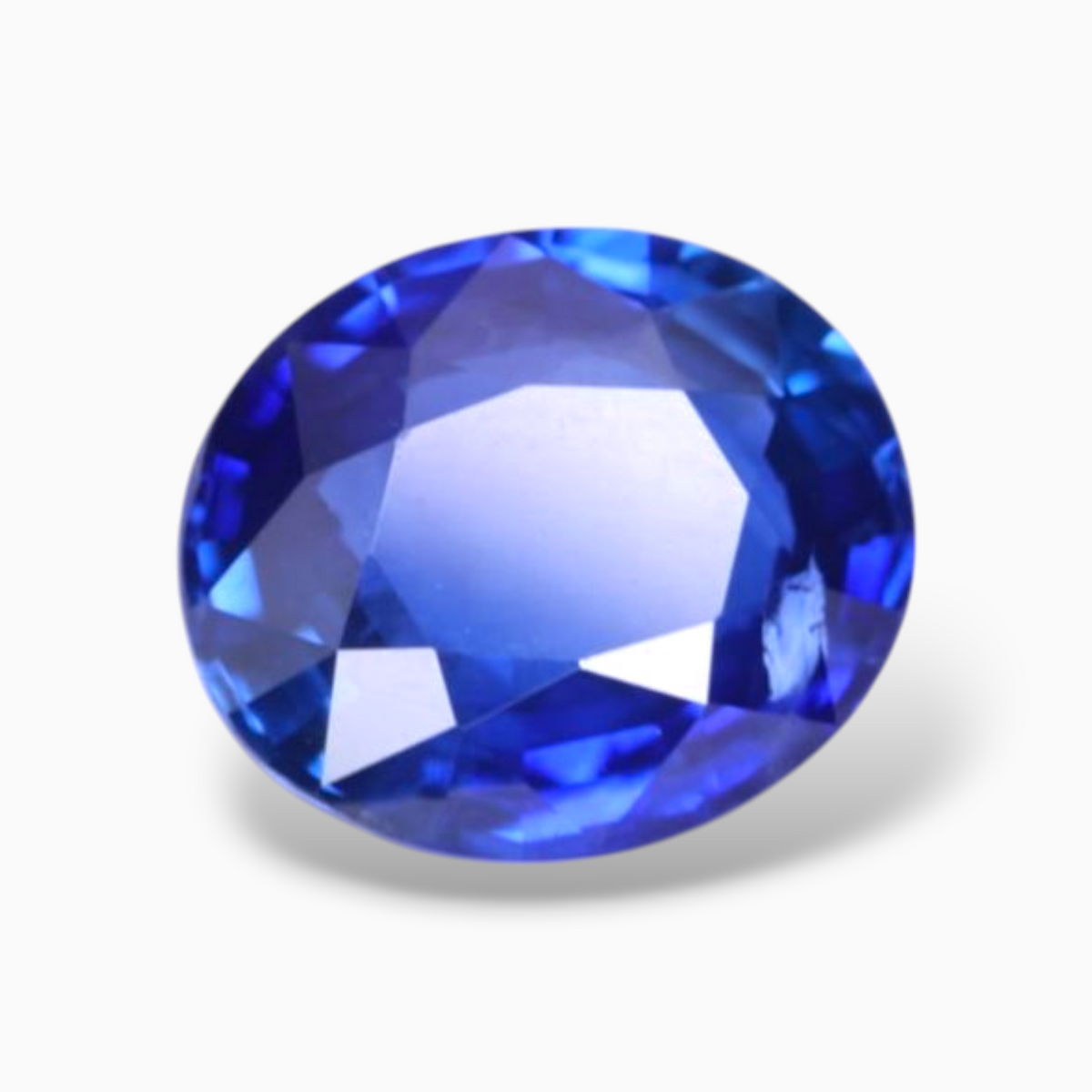 Natural Blue Sapphire Stone 3.09 Carats Oval Shape 9.49x8.14×4.32mm Size