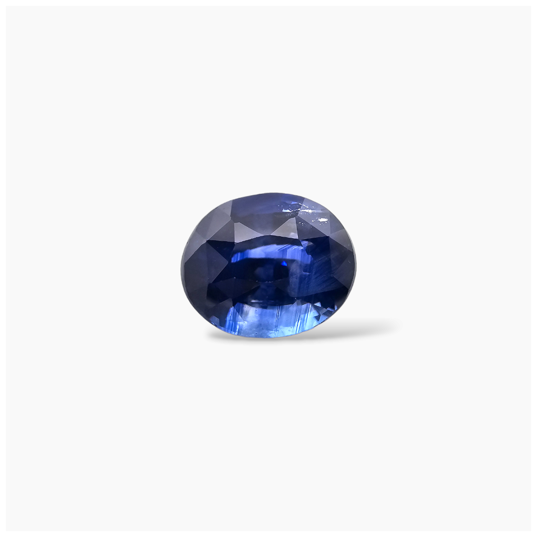 buy Natural Blue Sapphire Stone 3.21 Carats Oval Shape 9.2X7.6 mm