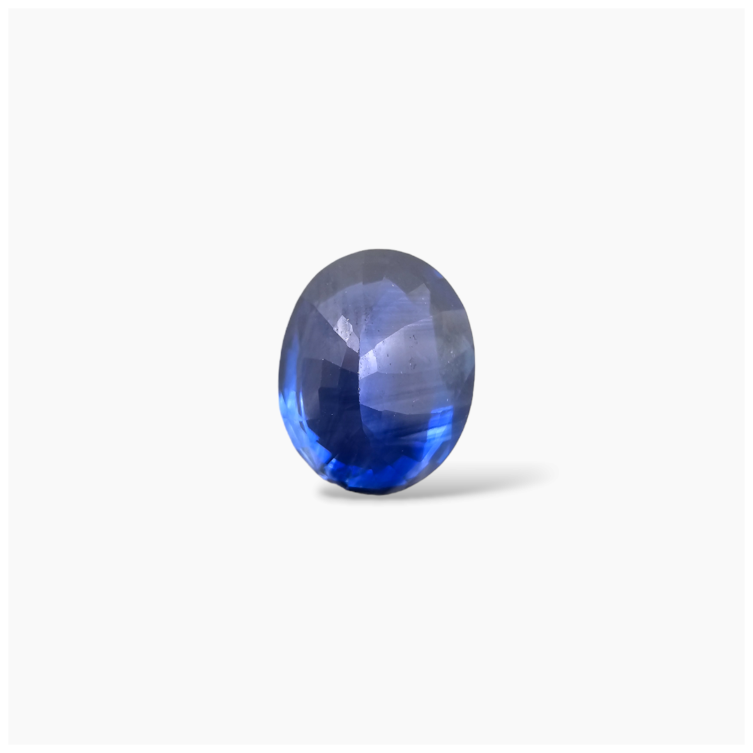 shop Natural Blue Sapphire Stone 3.21 Carats Oval Shape 9.2X7.6 mm