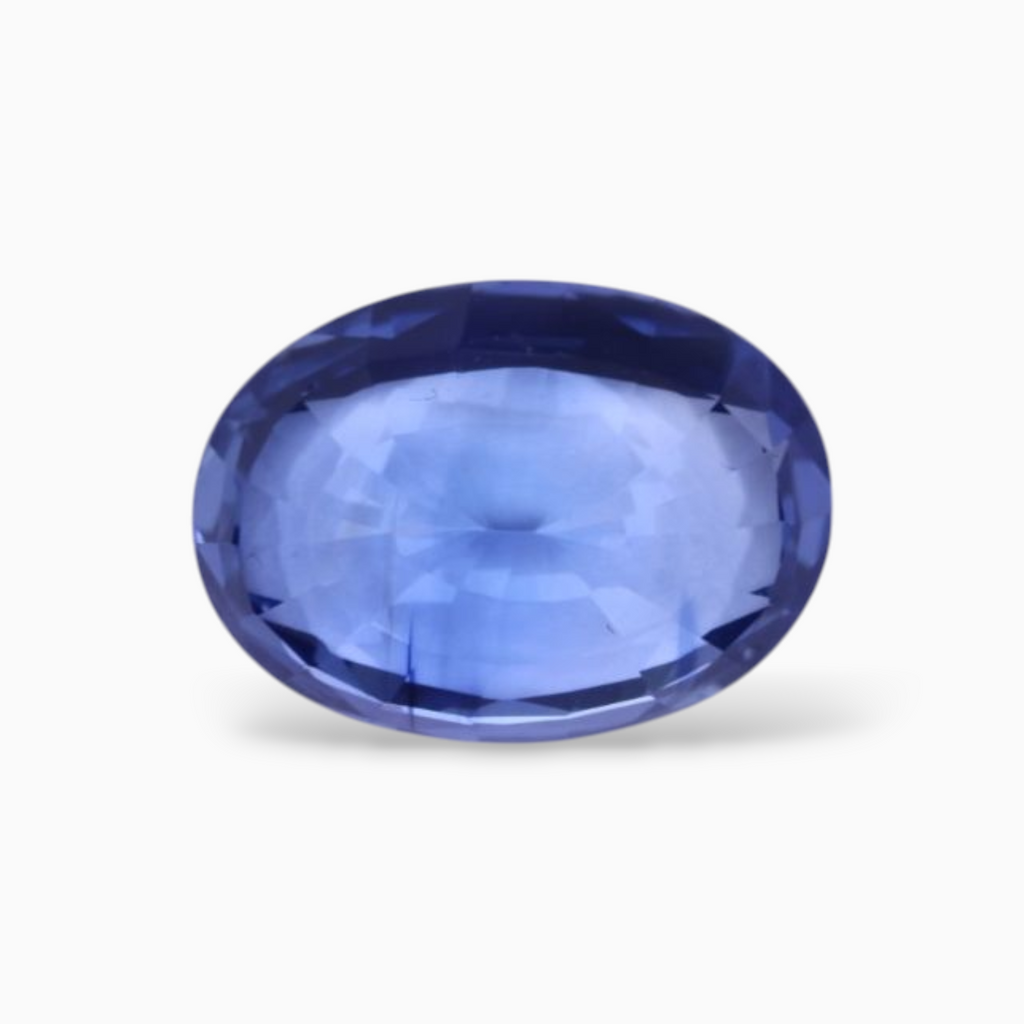 Natural Blue Sapphire Stone 3.55 Carats Oval Shape 10.59x7.60x4.99 mm Size