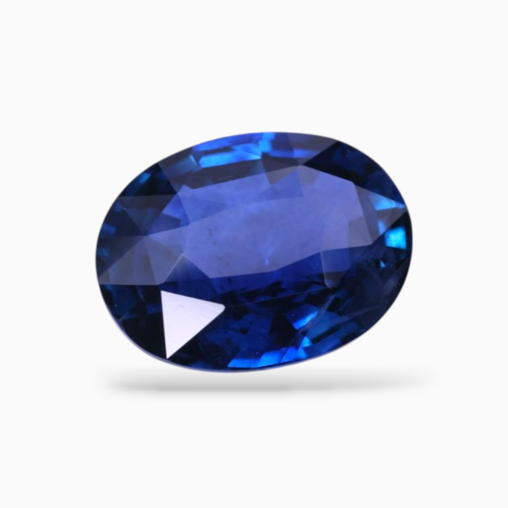 Natural Blue Sapphire Stone 3.61 Carats Oval Shape 10.82x8.25x4.75mm Size