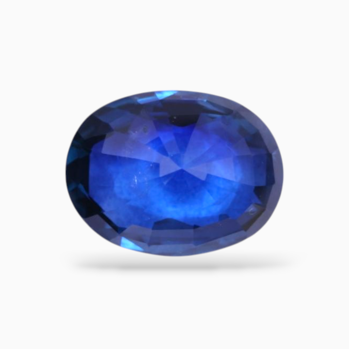 Natural Blue Sapphire Stone 3.61 Carats Oval Shape 10.82x8.25x4.75mm Size