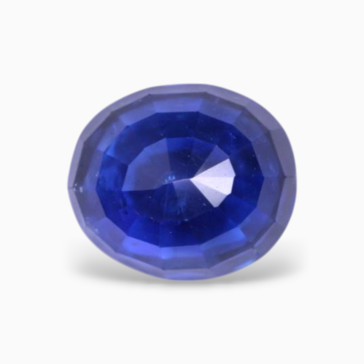 Natural Blue Sapphire Stone 3.98 Carats Oval Shape 9.36×7.18x5.10mm Size Certified By IDL