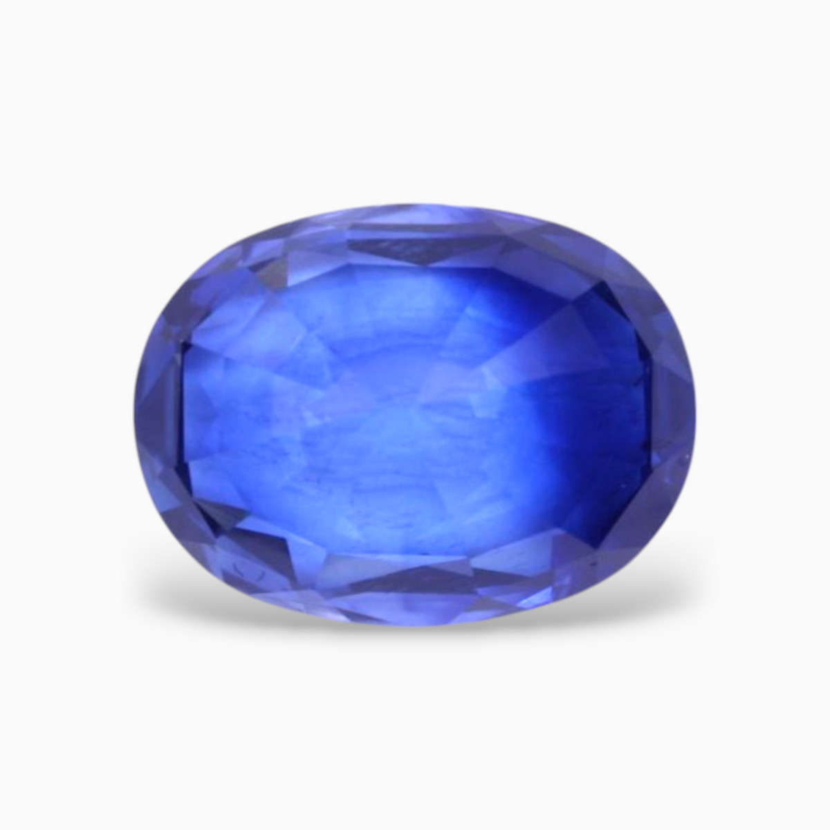 Natural Blue Sapphire Stone 4.03 Carats Oval Shape 10.89x8.22x4.99mm Size