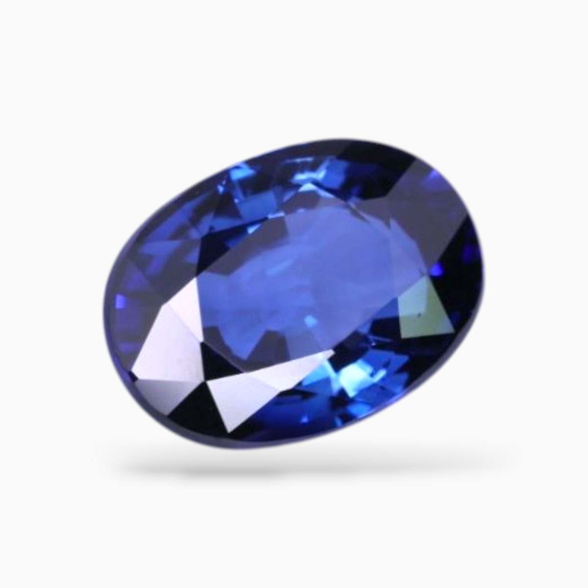 Natural Blue Sapphire Stone 4.13 Carats Oval Shape 10.66x7.77x5.24mm Size