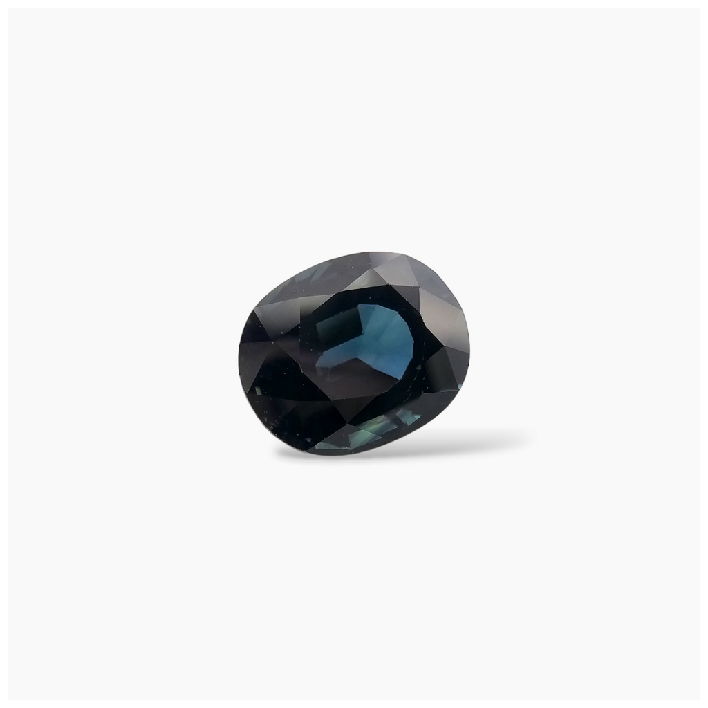 loose Natural Blue Sapphire Stone 4.24 Carats Oval Shape 10X8 mm