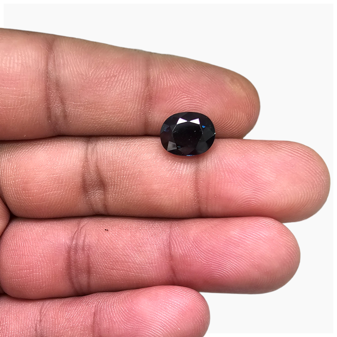 Natural Blue Sapphire Stone 4.24 Carats Oval Shape 10X8 mm 