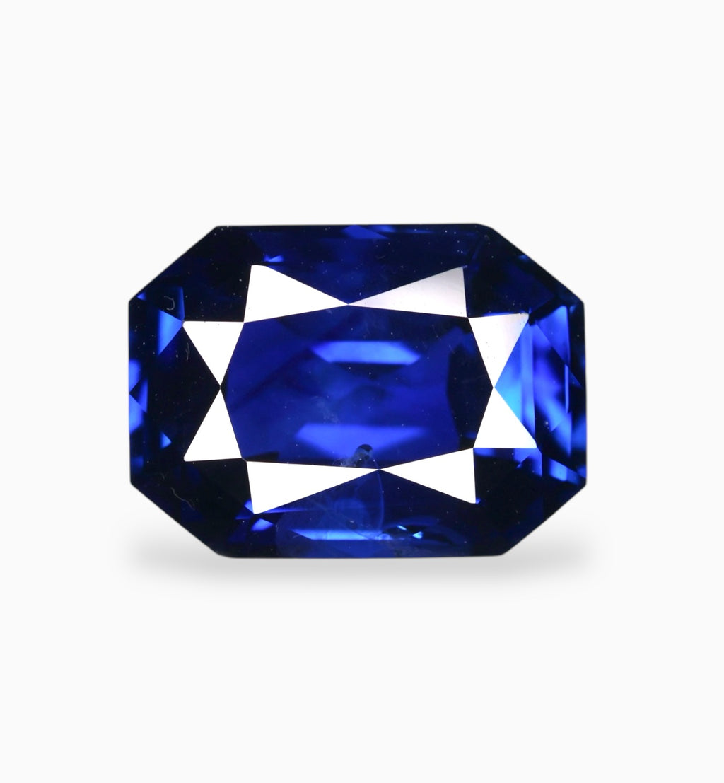 Natural Blue Sapphire Precious Stone 4.63 Carats 10.83x7.90x5.30mm